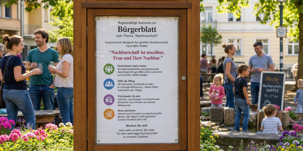 Nachbarschafts ist machbar